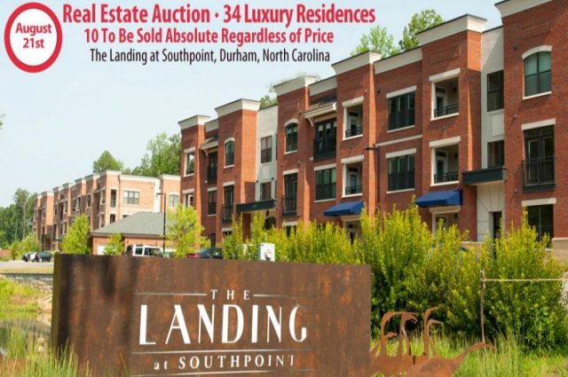 34 North Carolina Luxury Condos Auction!