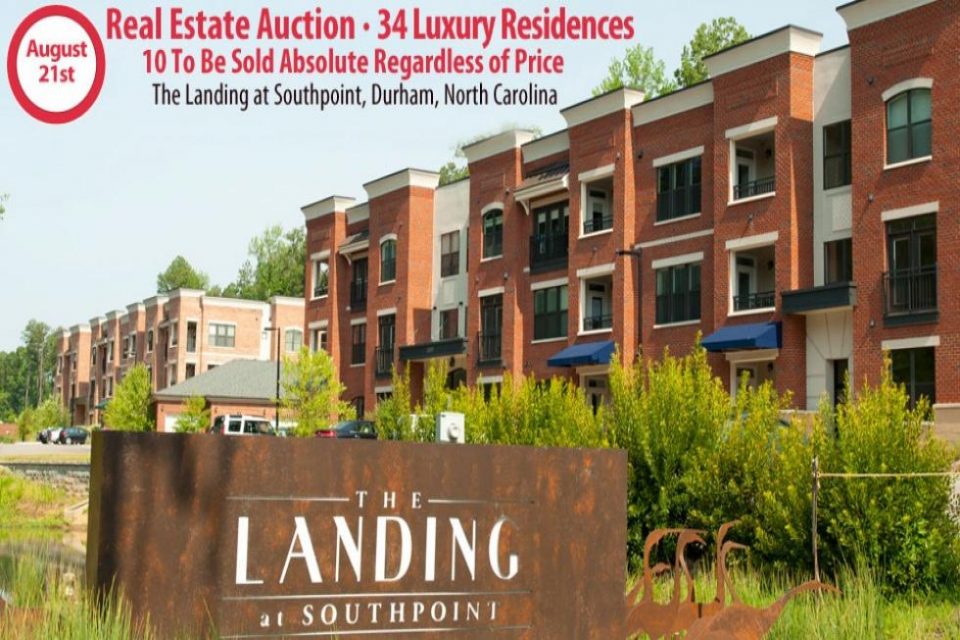 34 North Carolina Luxury Condos Auction!