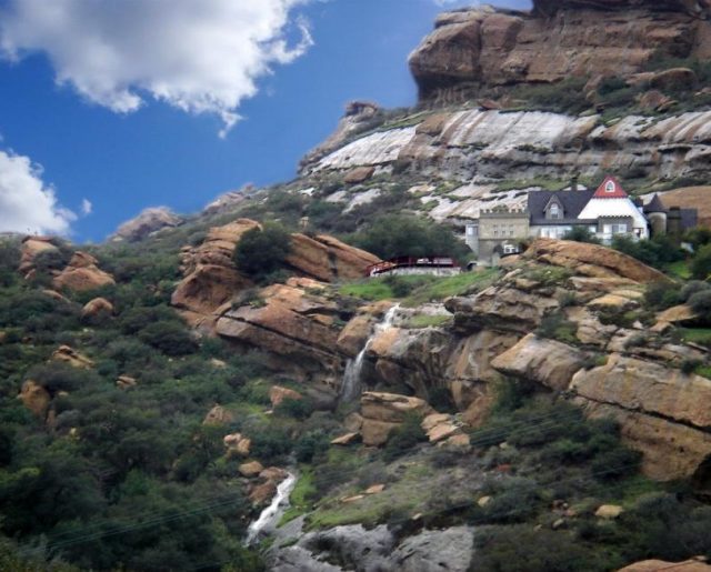 The Belafonte Castle on a Cliff!