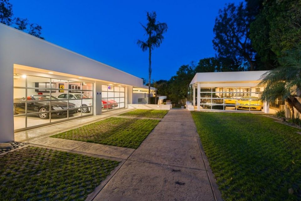 Hollywood Hills Glass Garage!