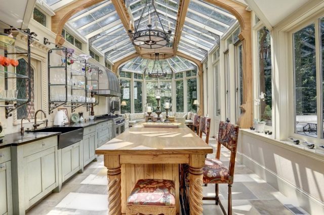 Glass Conservatory Kitchen!