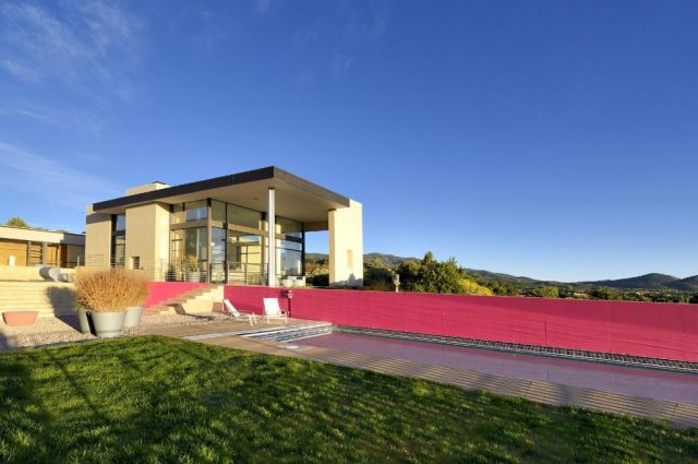 Santa Fe Pink Wall Contemporary!