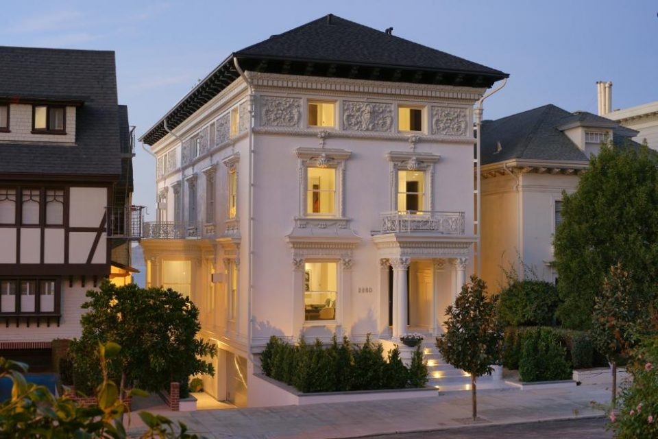 Pacific Heights White Mansion!