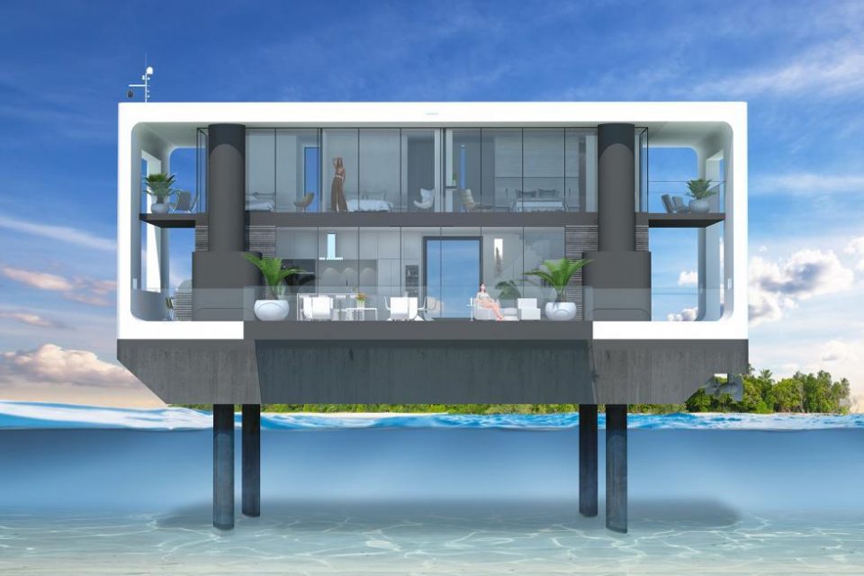 Rising Seas & Bigger Hurricanes – No Problem with a Floating Home!