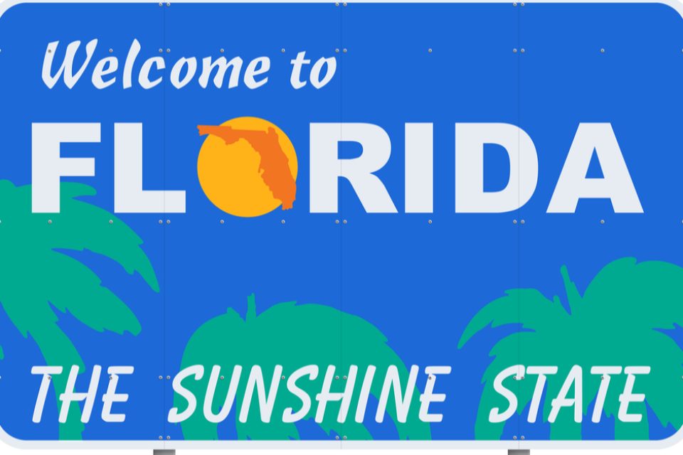 Florida Welcome Sign 1