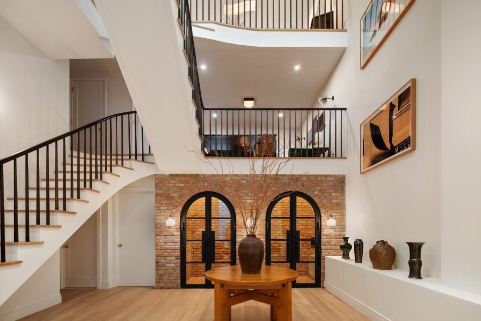 Brooklyn Five-Story Brownstone with 30-Foot, Triple-Tall Atrium
